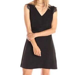 Lace Cap Sleeve A-line Dress LBD